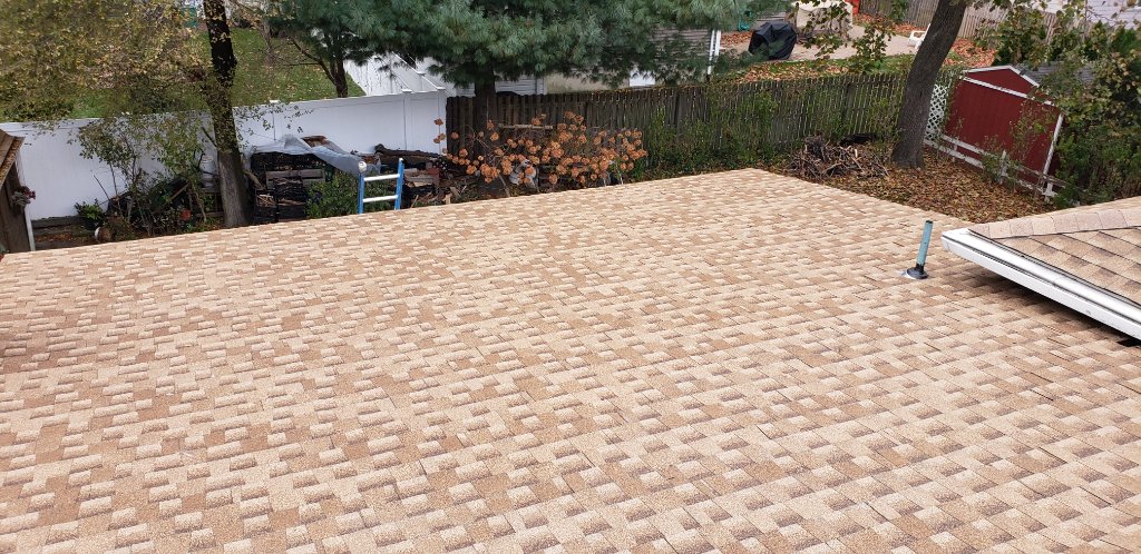 Hip Roof — Golden Shingles