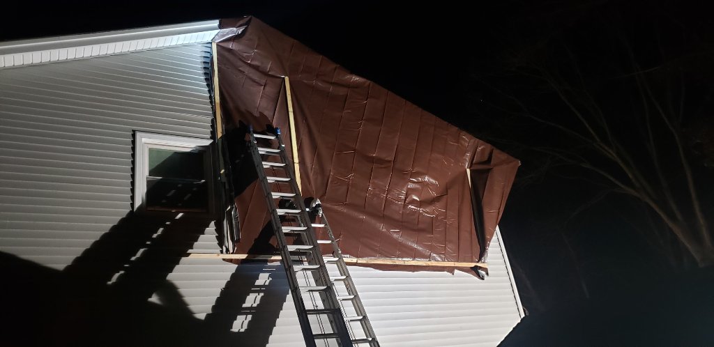 Excavator + Roof Restoration
