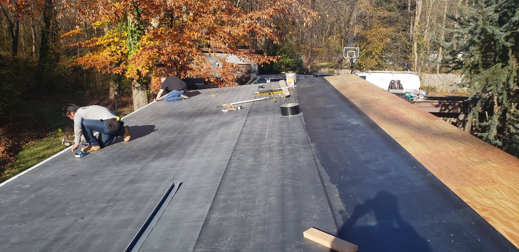 Completed Roof — Winter