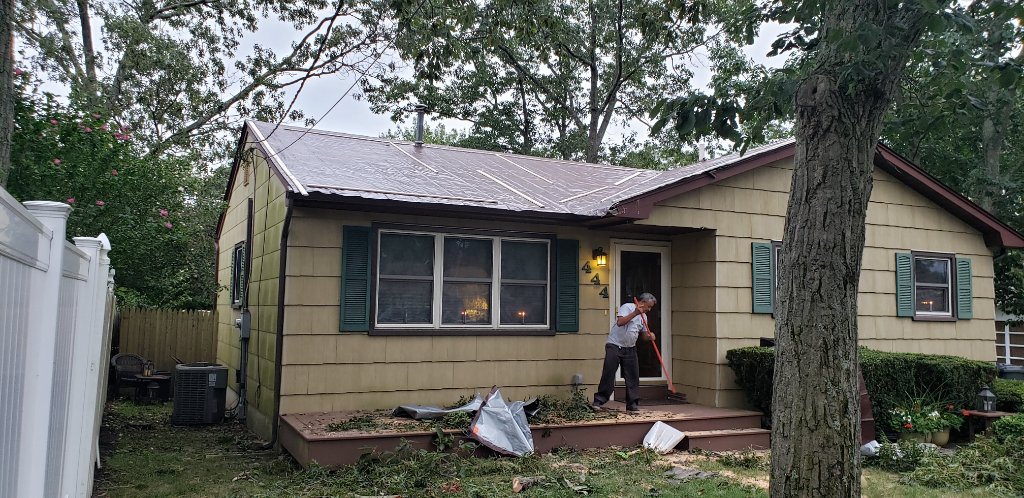 Full Roof Tarp NJ Storm