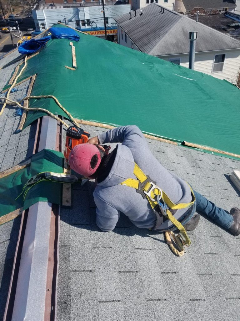 Green Tarp — Commercial Repair