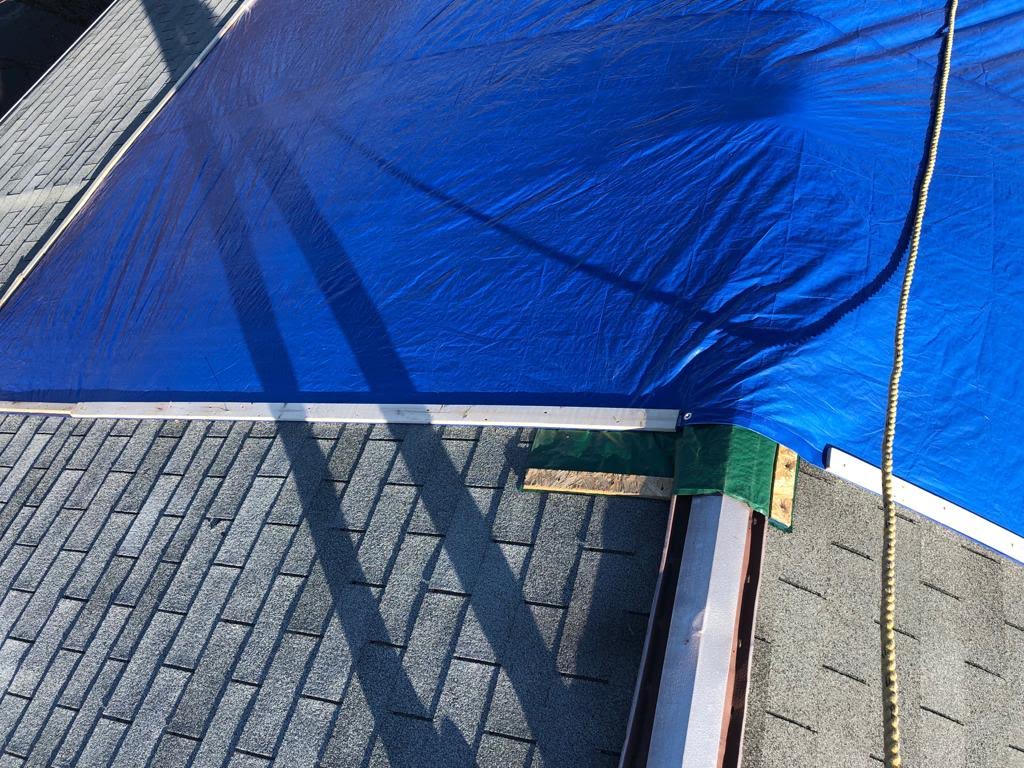 Blue Tarp Edge Detail NJ B