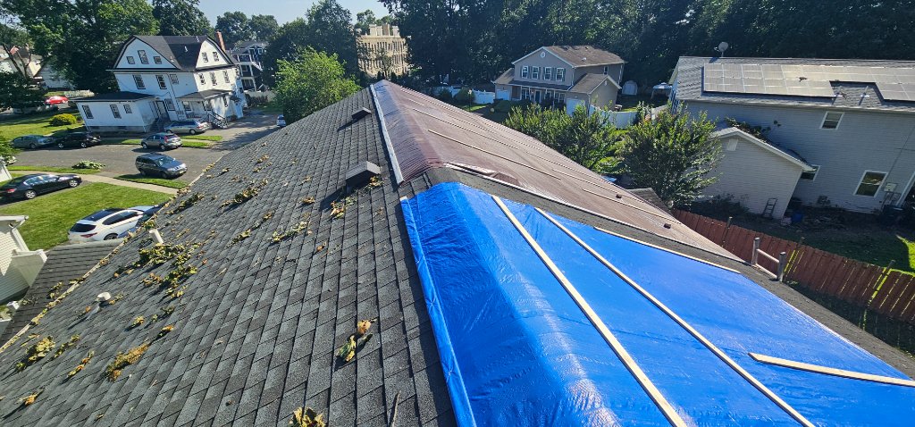 Blue Tarp + Brown Tarp — Storm 2025