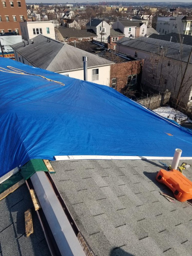 Blue Tarp Large Roof NJ B