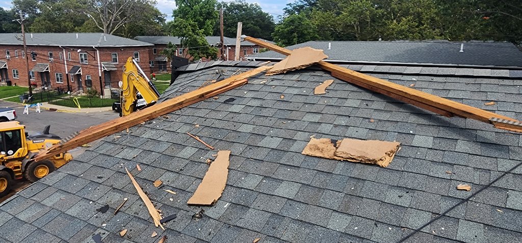 GAF Shingle Nail Gun Close-Up