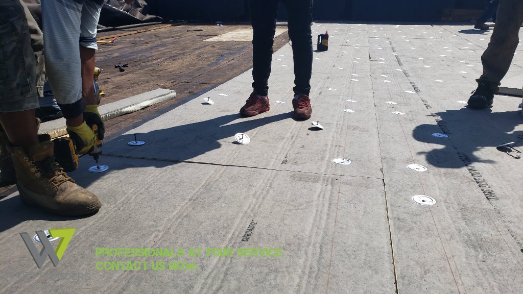 Underlayment + Old Shingles