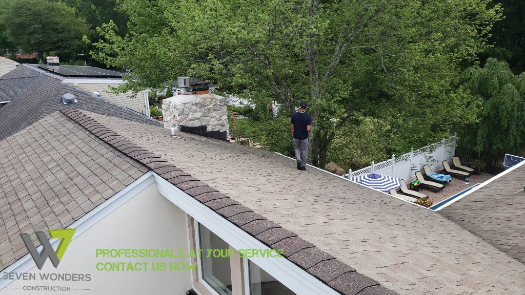 Storm Roof Damage Close-Up