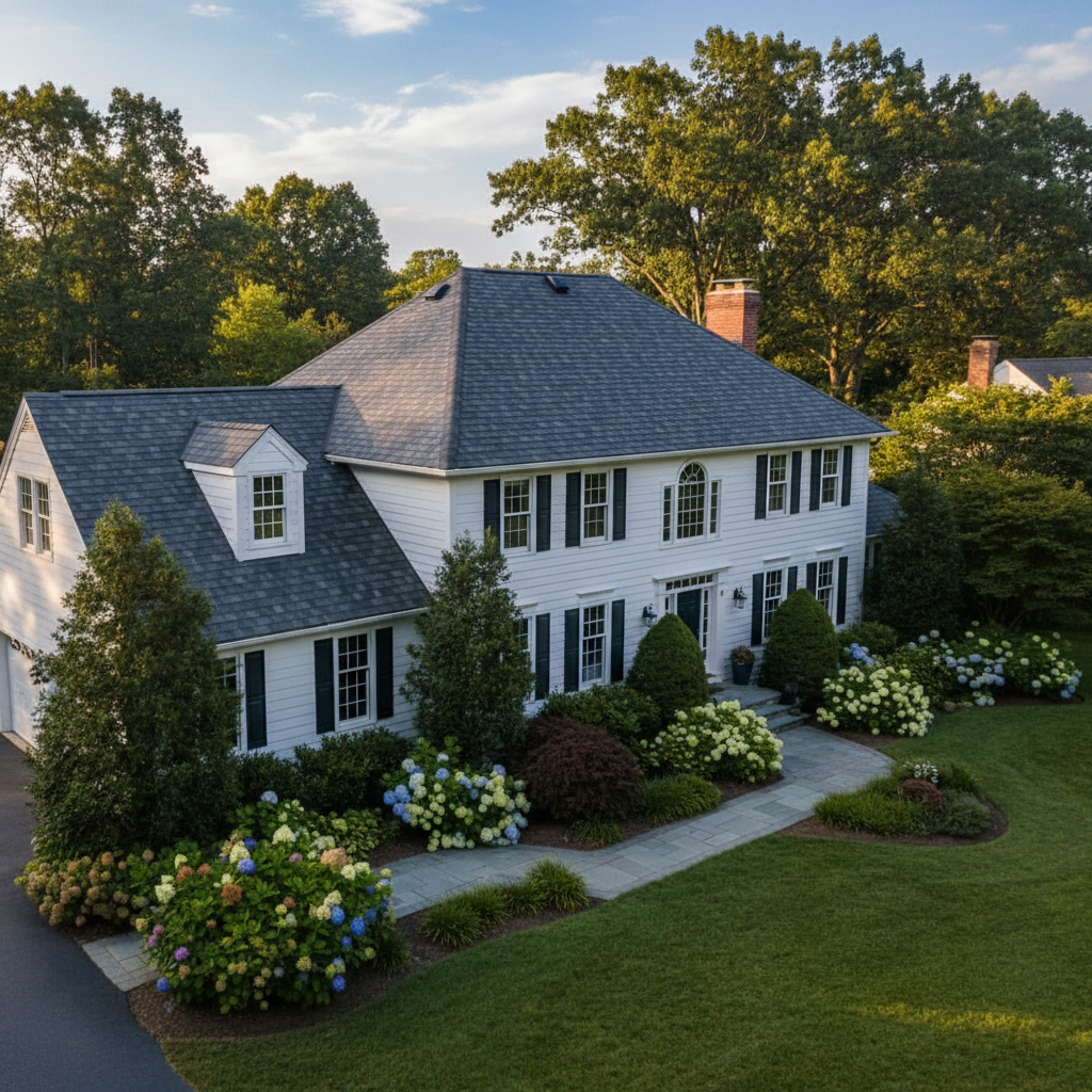 GAF Roofing System – Roof Renovation with GAF Slateline Architectural Shingles by Roof Experts NJ