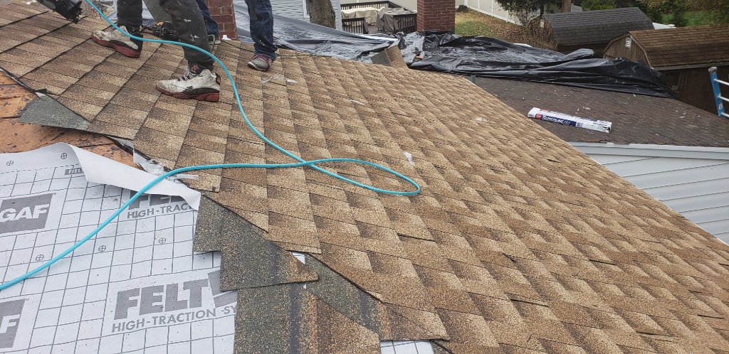 New Plywood Sheathing Install