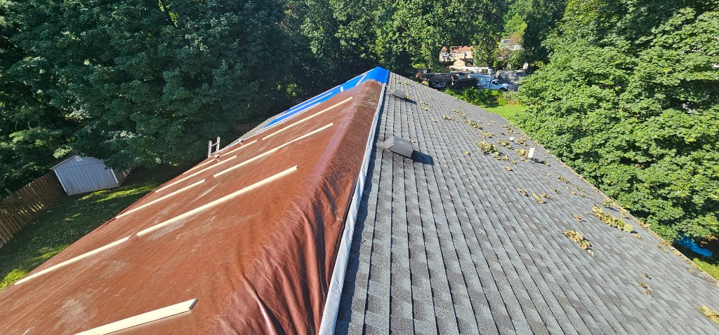 Storm Tarp Secured 2025