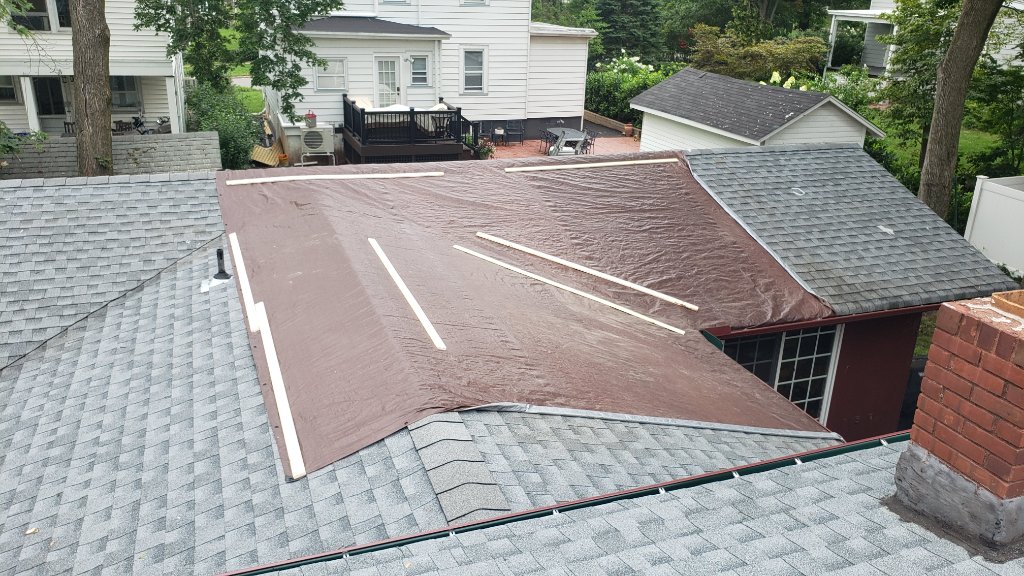 Roof Walk — Pool Backyard