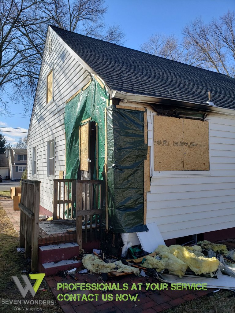 Fire Damage — Before Restoration