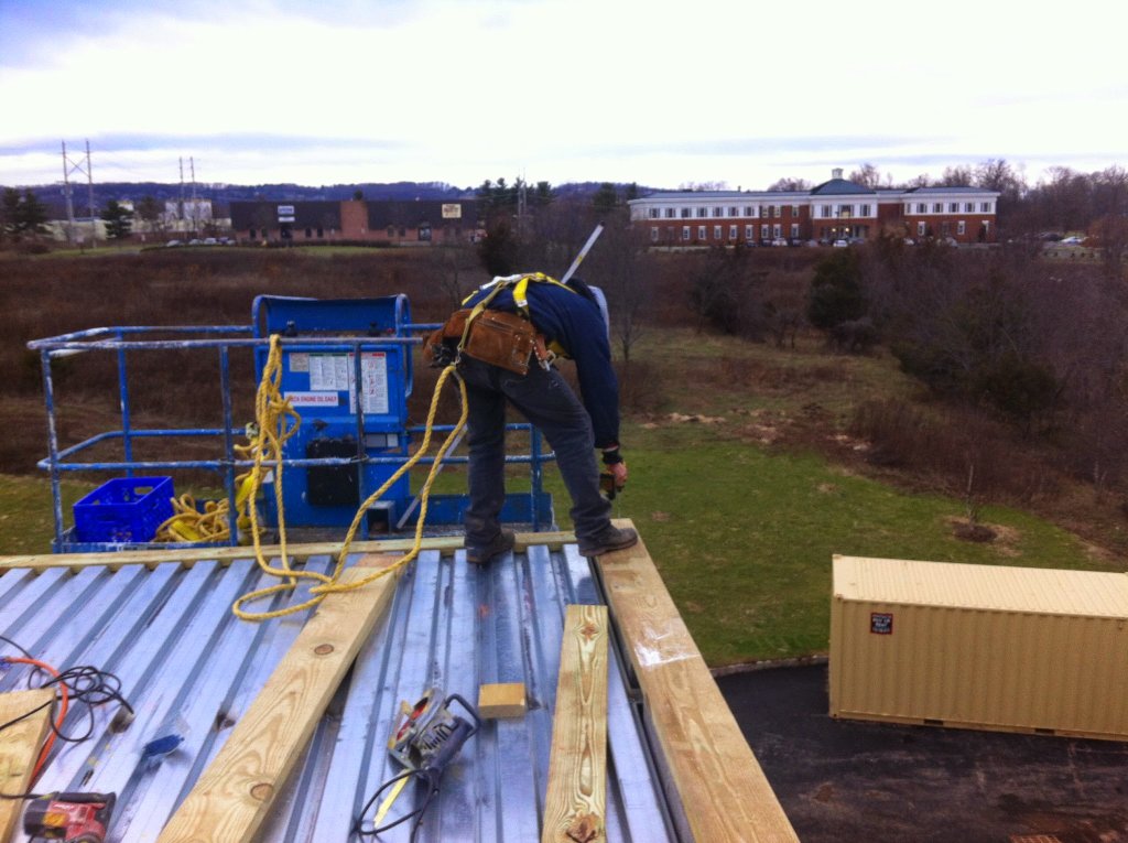 Blue Tarp Multiple Roofs B