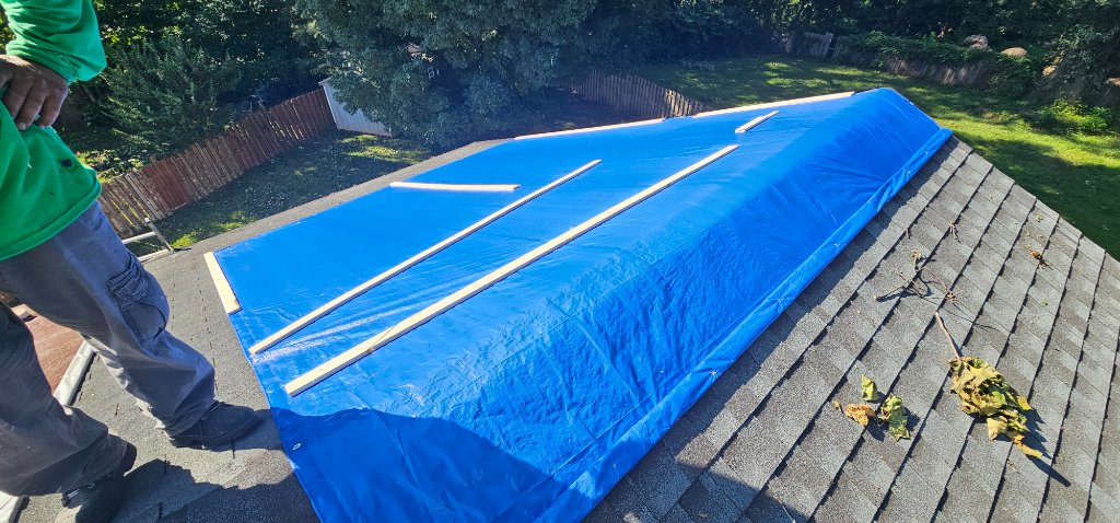 Blue Tarp Board Up — 2025