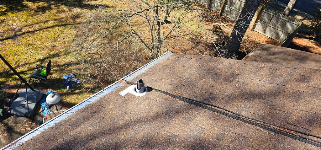 Shingle Removal — Aerial