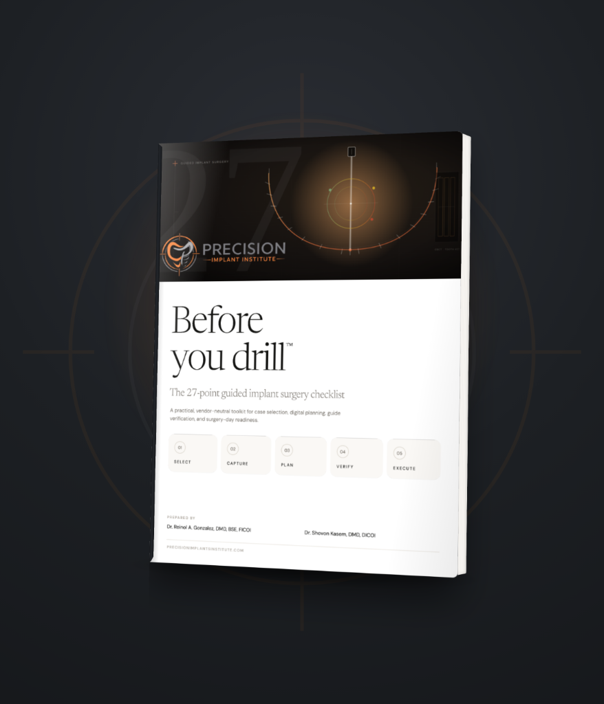 Before You Drill — The 27-point guided implant surgery checklist