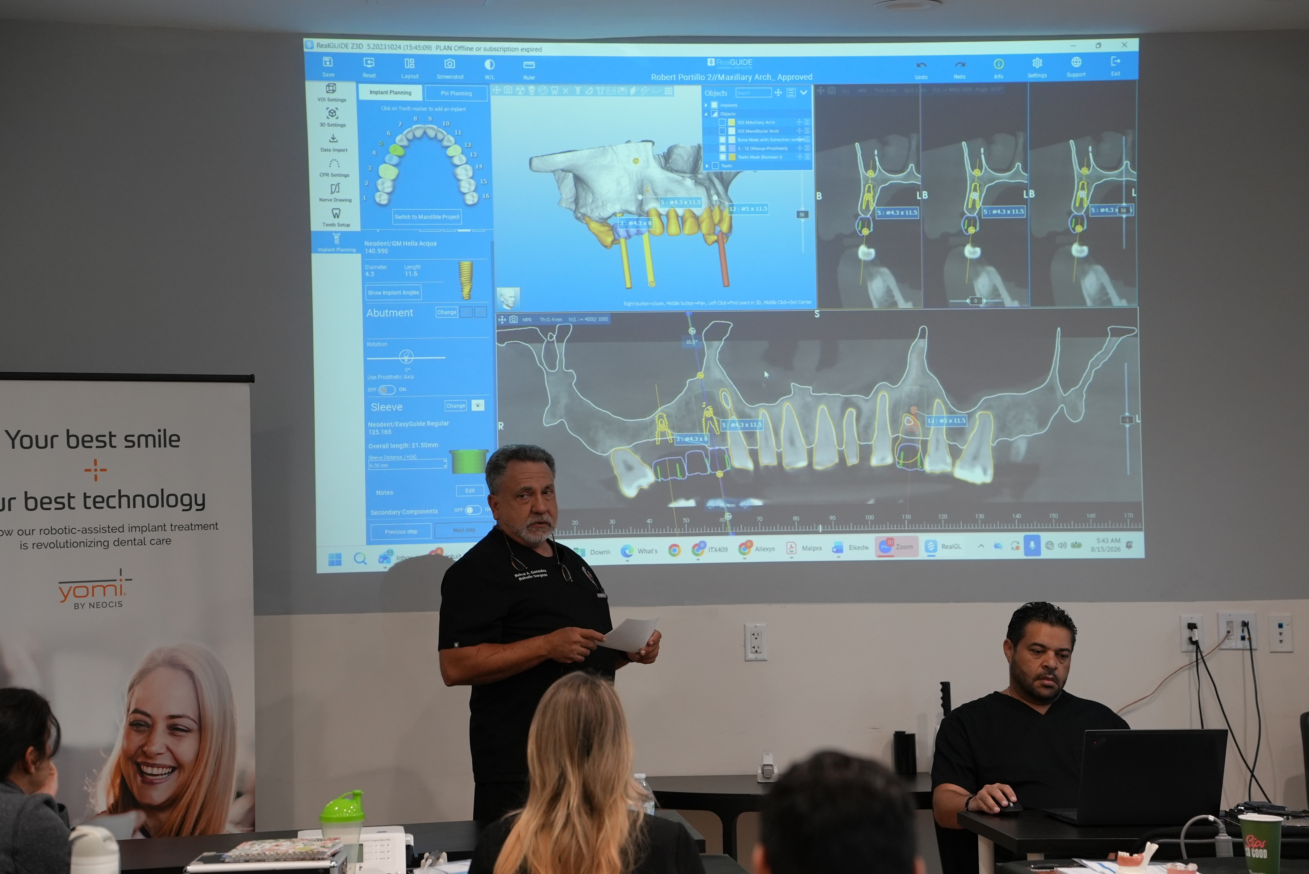 Live digital implant planning with RealGUIDE software