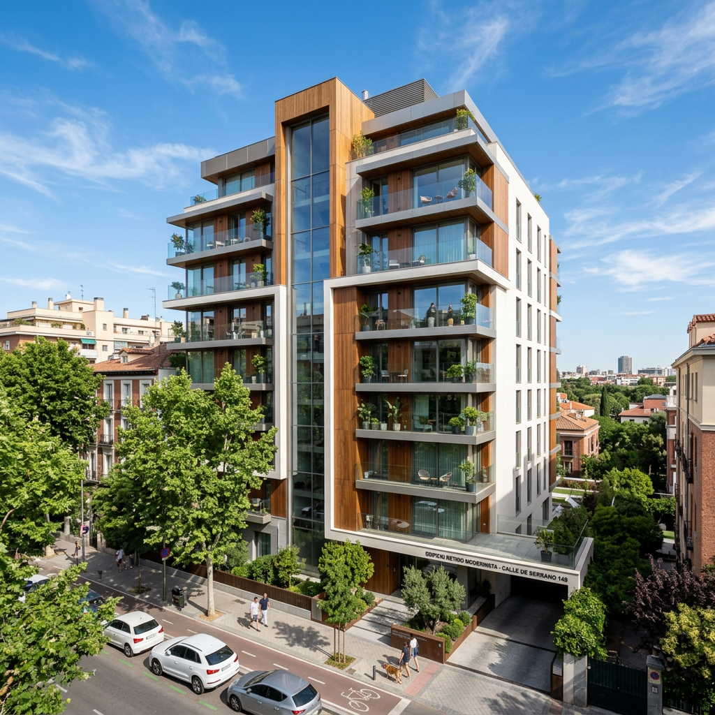 Edificios residenciales en Madrid donde aplicamos hipotecas al mejor tipo de interés