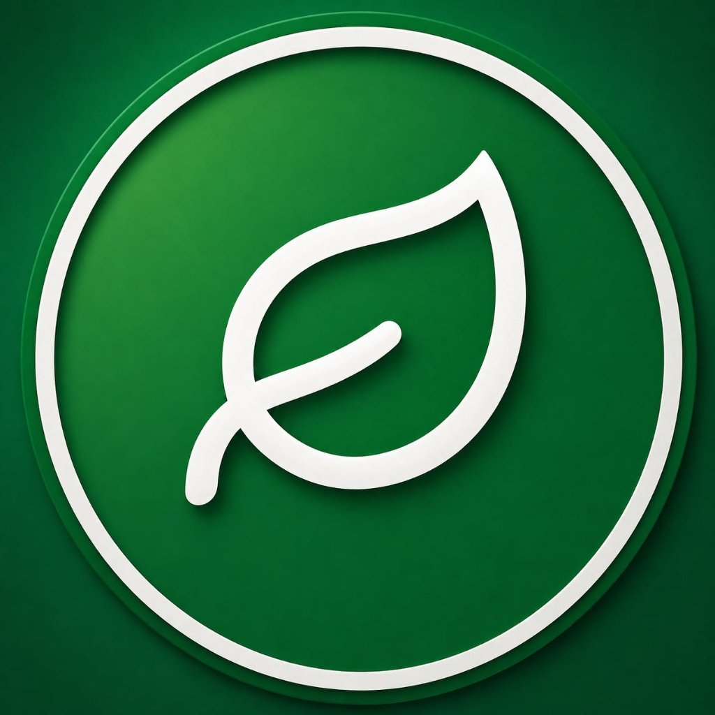ServicePro lawn care company logo featuring a green leaf within a white circle.