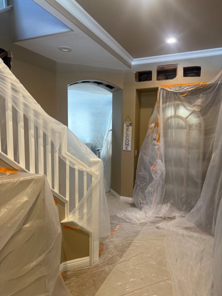Two-story home protected throughout repipe process