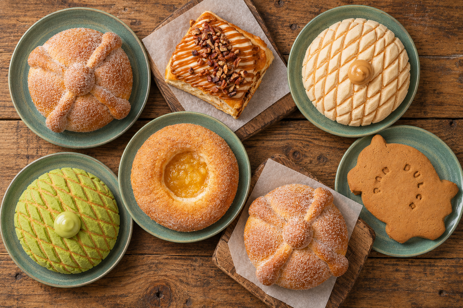 Fresh pan dulce display