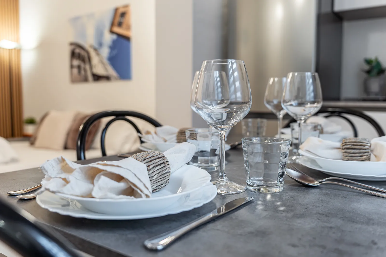 Dining area of Martin's Home Modena apartment