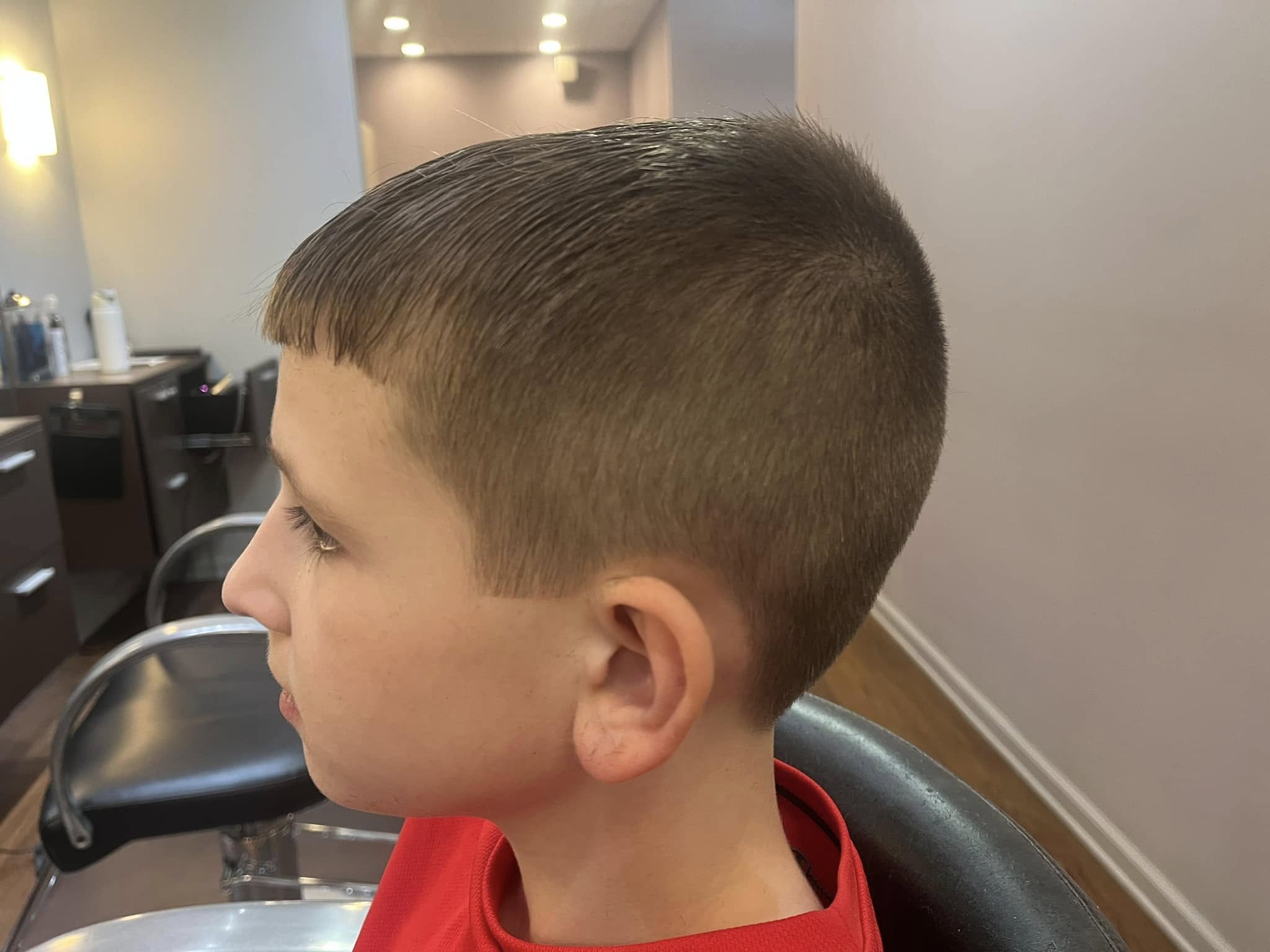 Kids bowl cut at Hairlines Flemington NJ