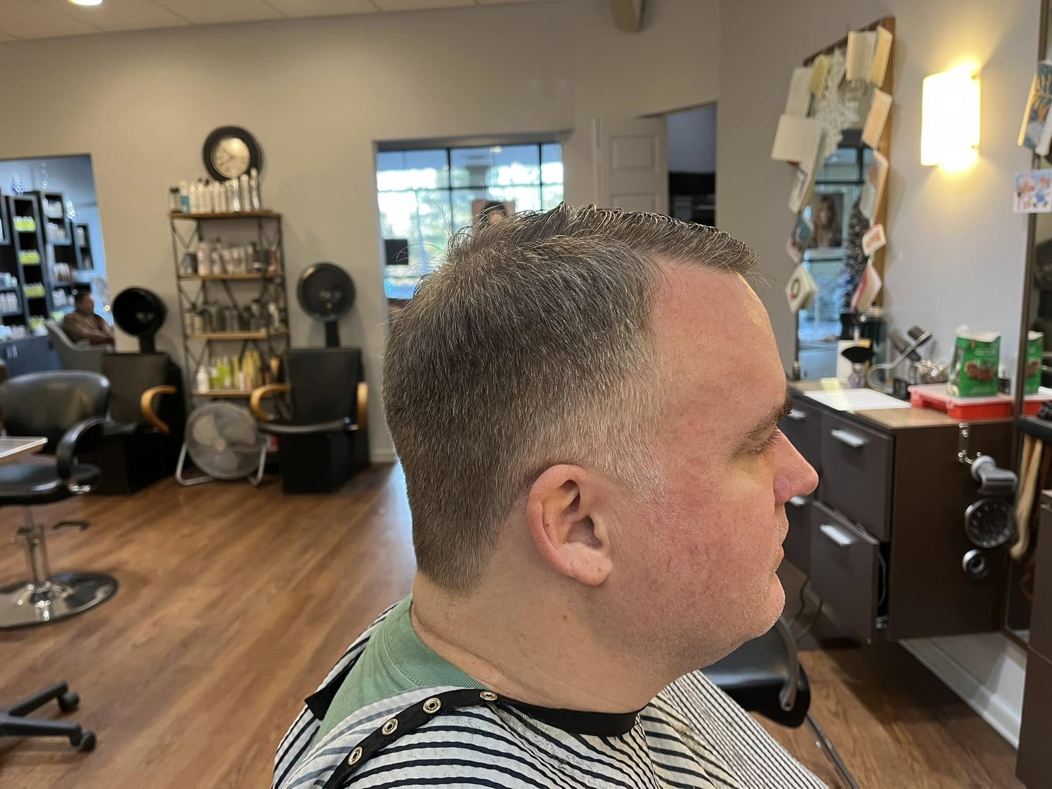 Men haircut result at Hairlines Flemington NJ