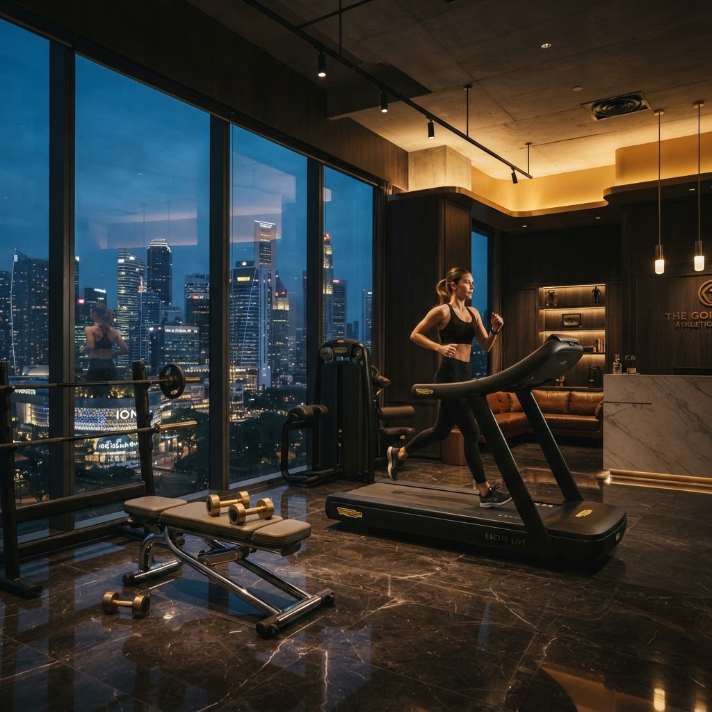 Premium fitness studio at Orchard Singapore