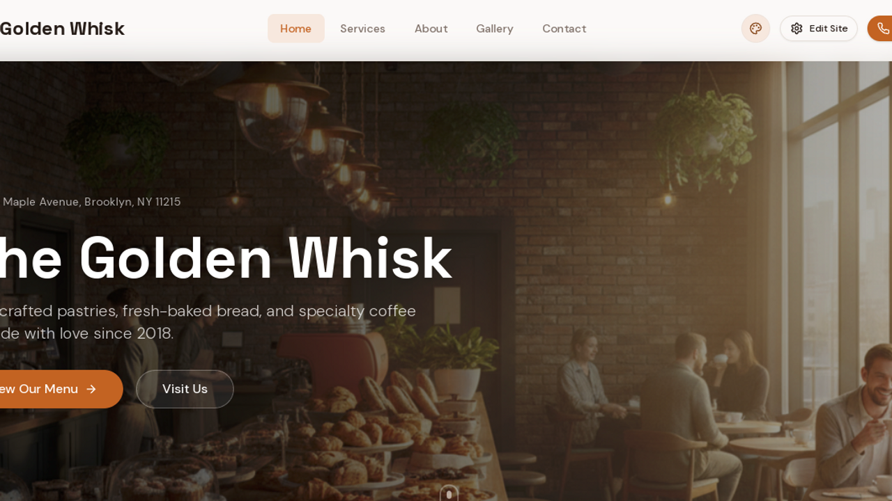 Local Business Website Builder template preview