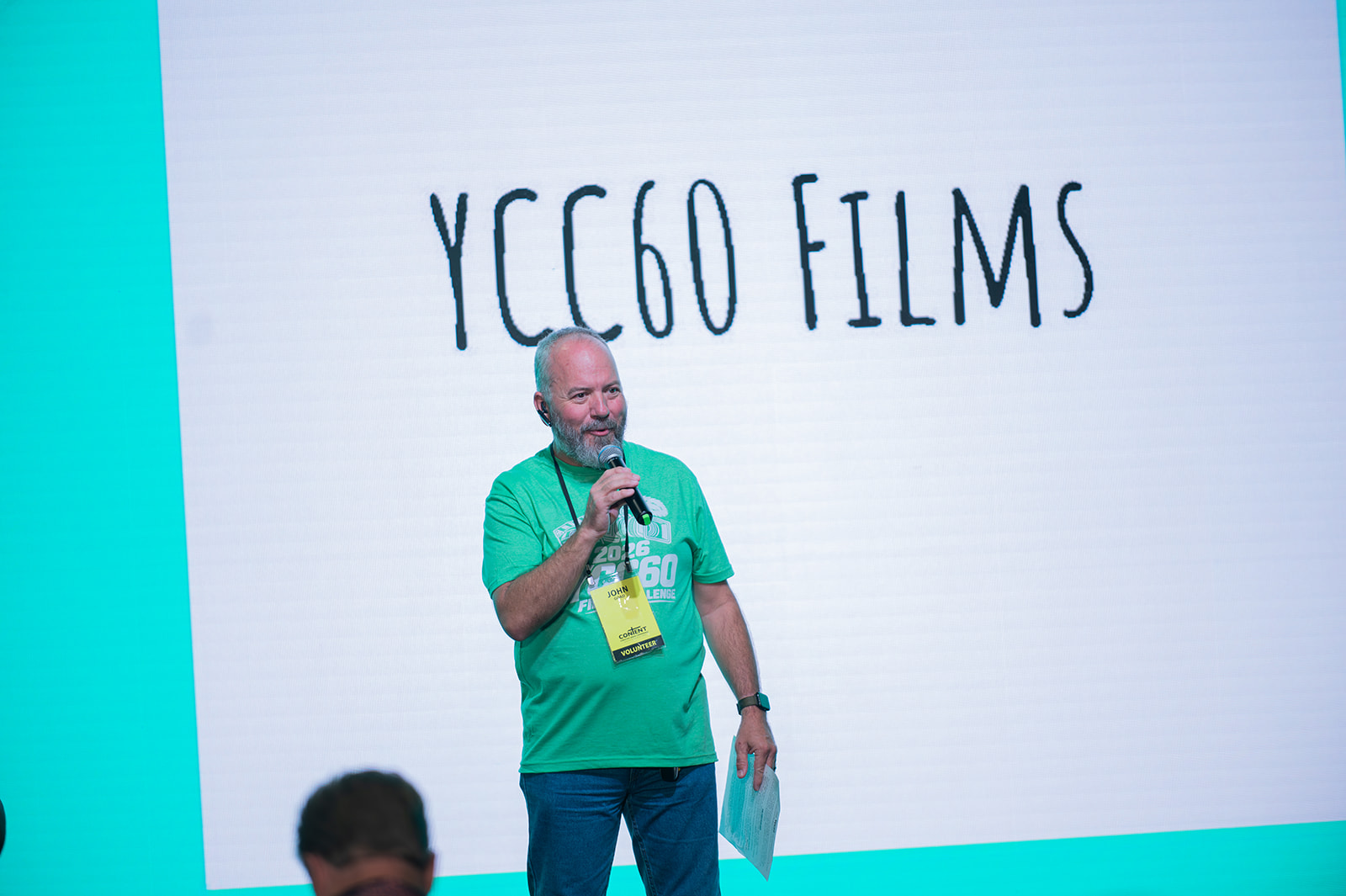 YCC60 Presenter at Lectern