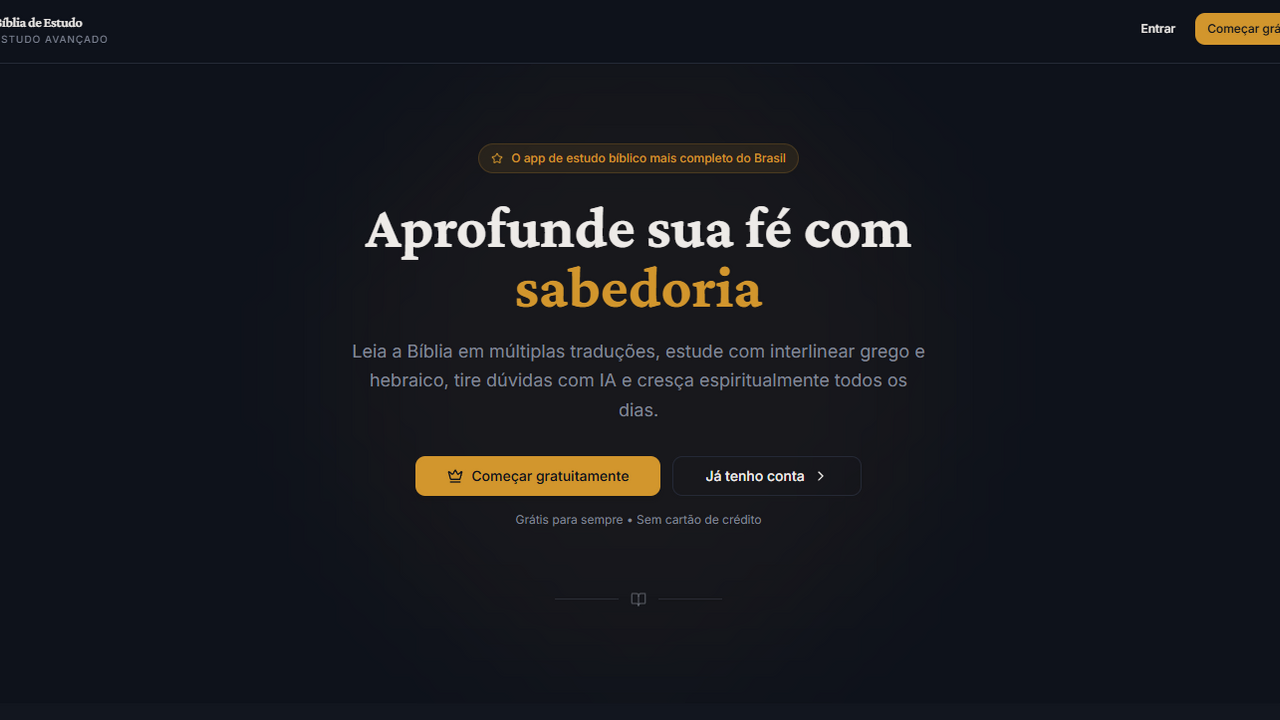 Biblia de Estudo World  template preview