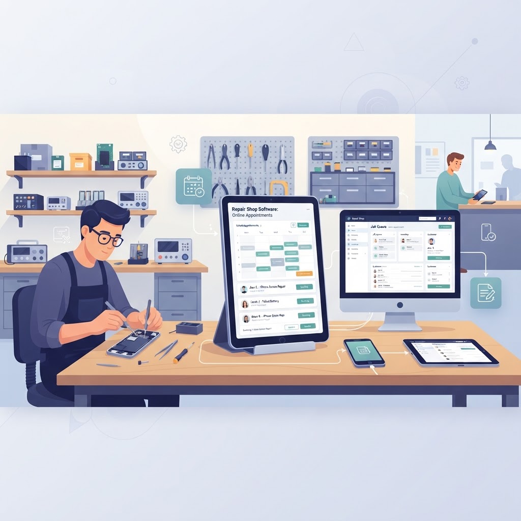 How to Use Repair Shop Software with Online Appointments