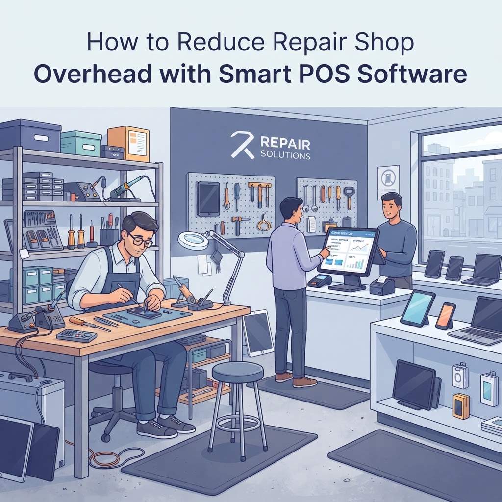 How to Reduce Repair Shop Overhead with Smart POS Software