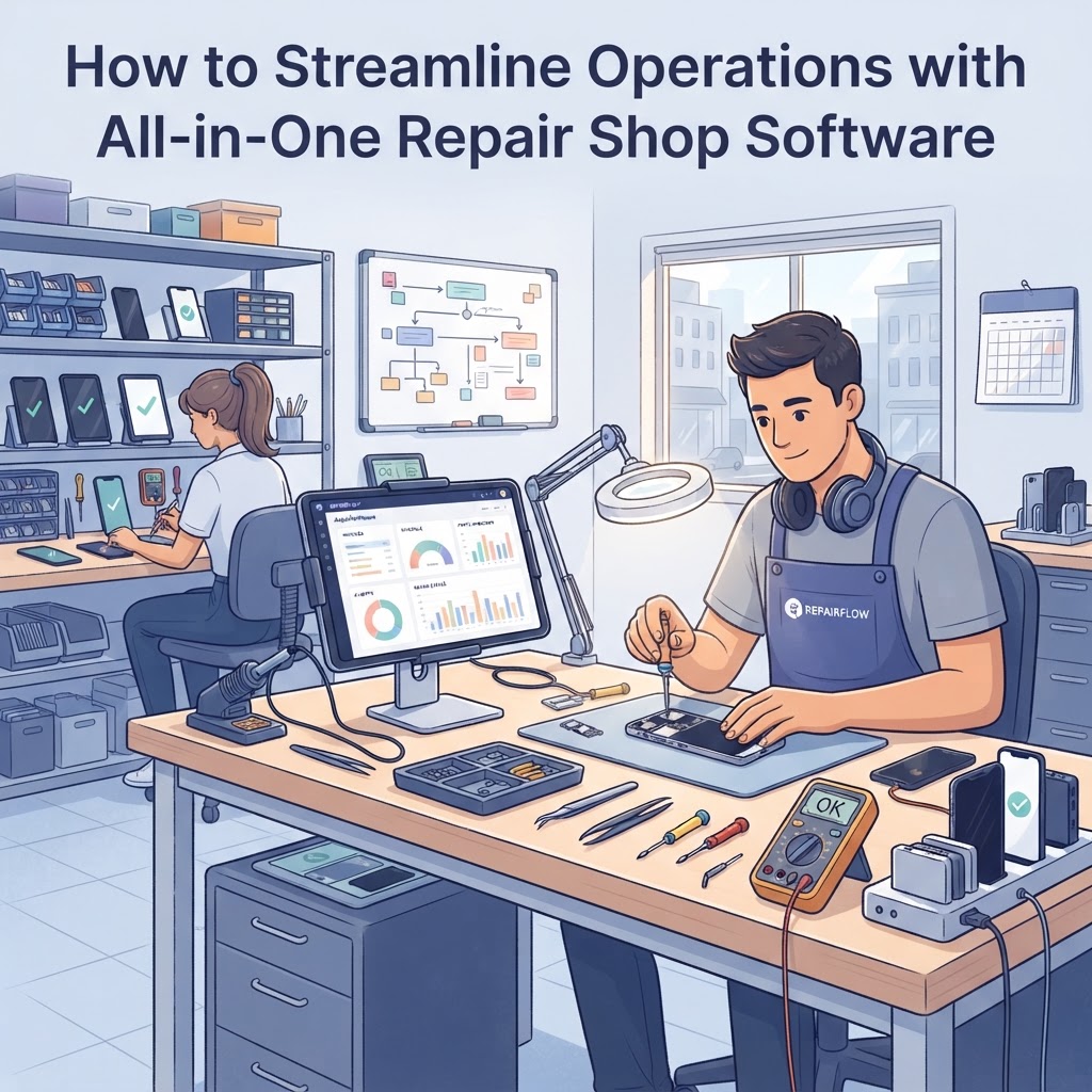 How to Streamline Operations with All-in-One Repair Shop Software