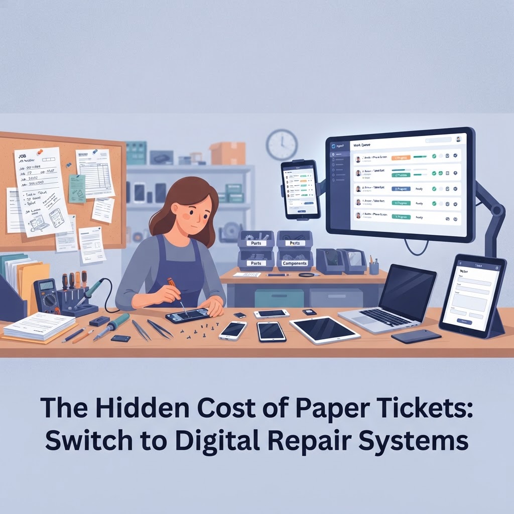 The Hidden Cost of Paper Tickets: Switch to Digital Repair Systems