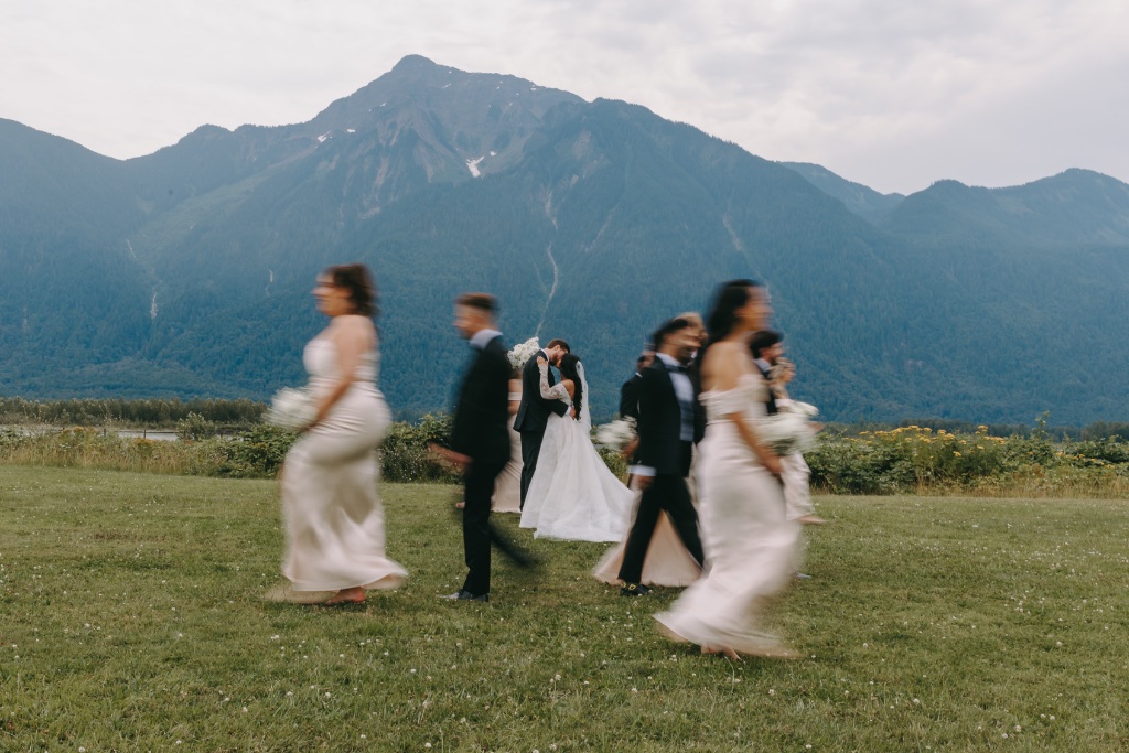 Mountain backdrop