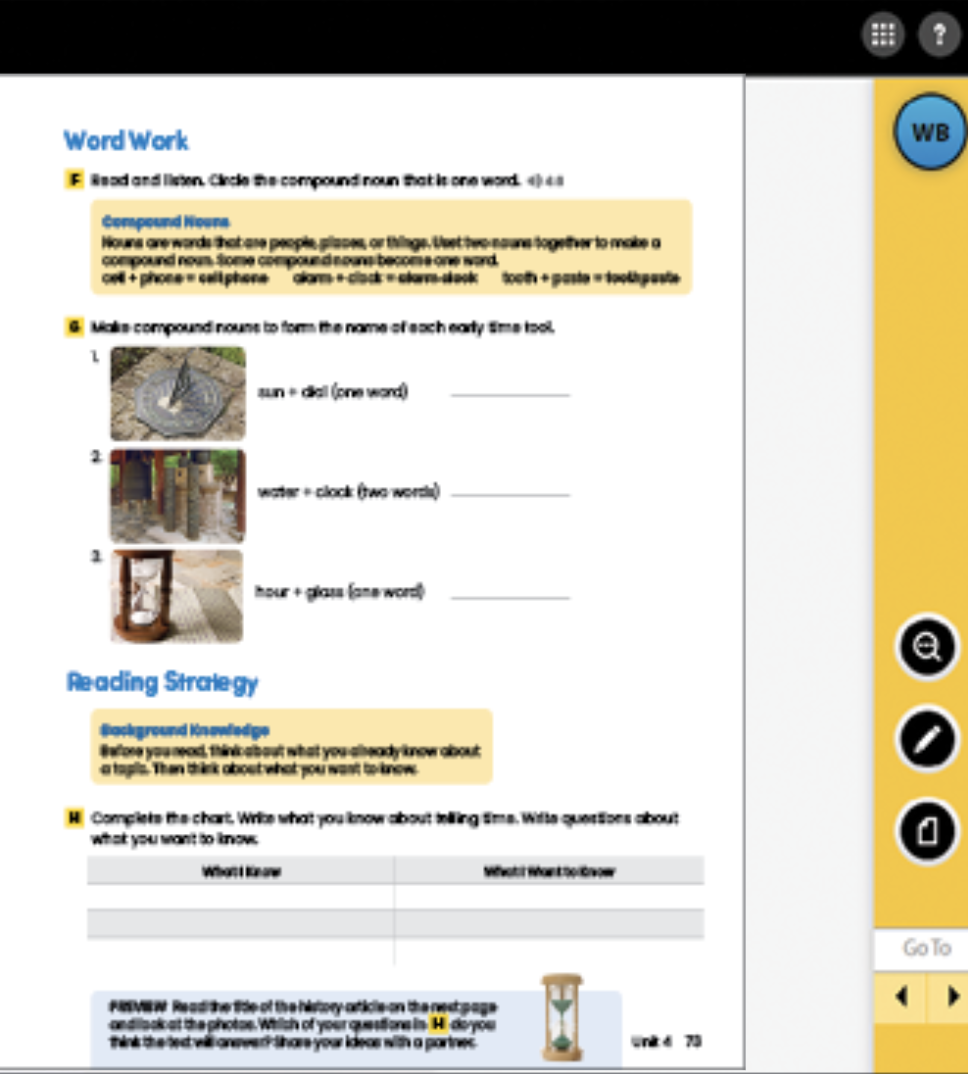 Placeholder for word work material