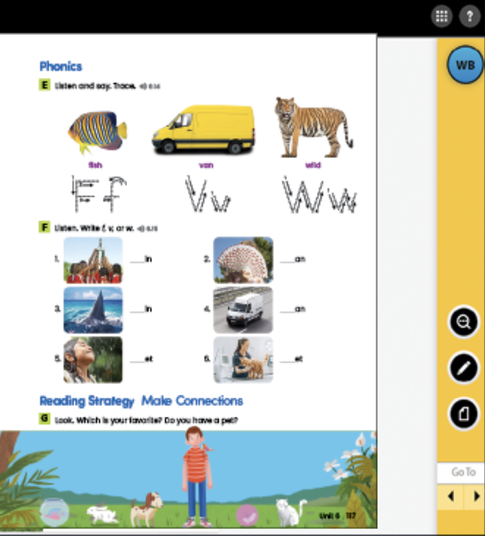 Placeholder for phonics material