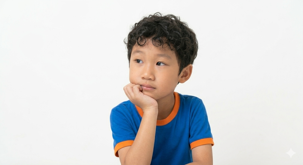 Child thinking