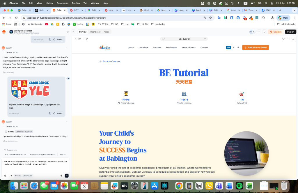 BE Tutorial by Babington Education