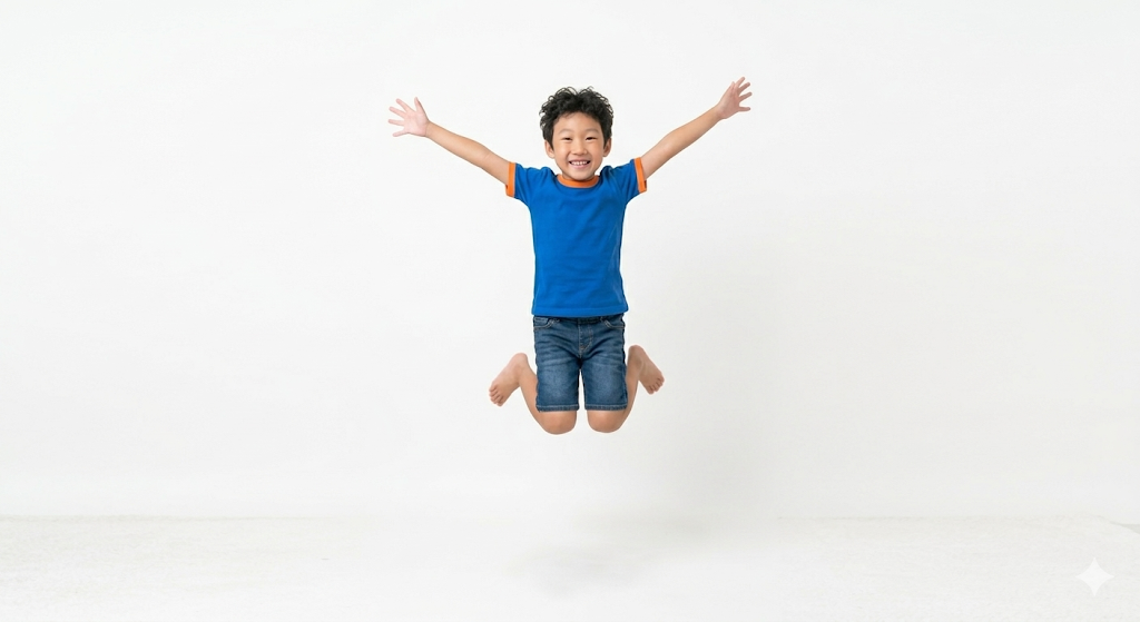 Child jumping