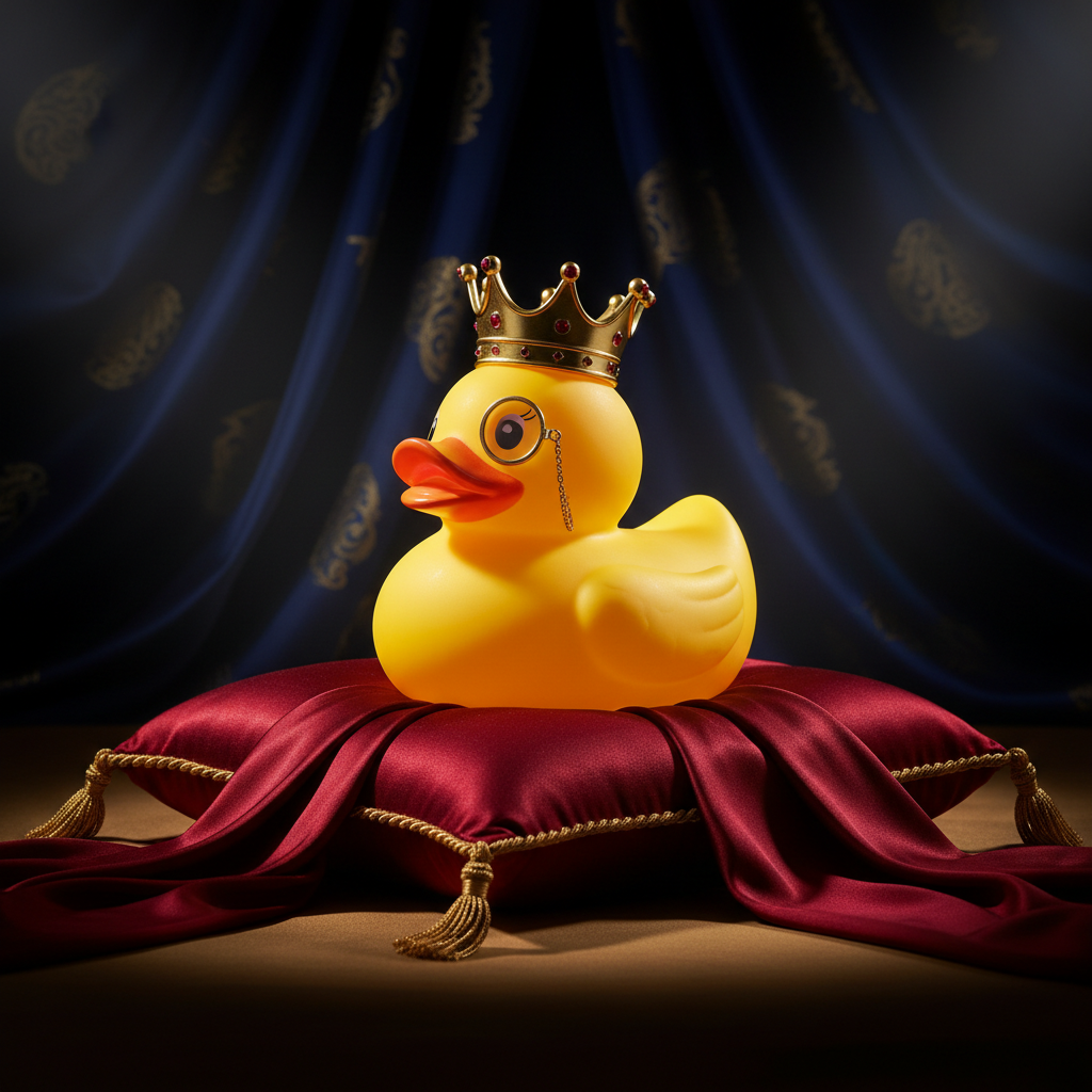 Royal Rubber Duck (Crowned)