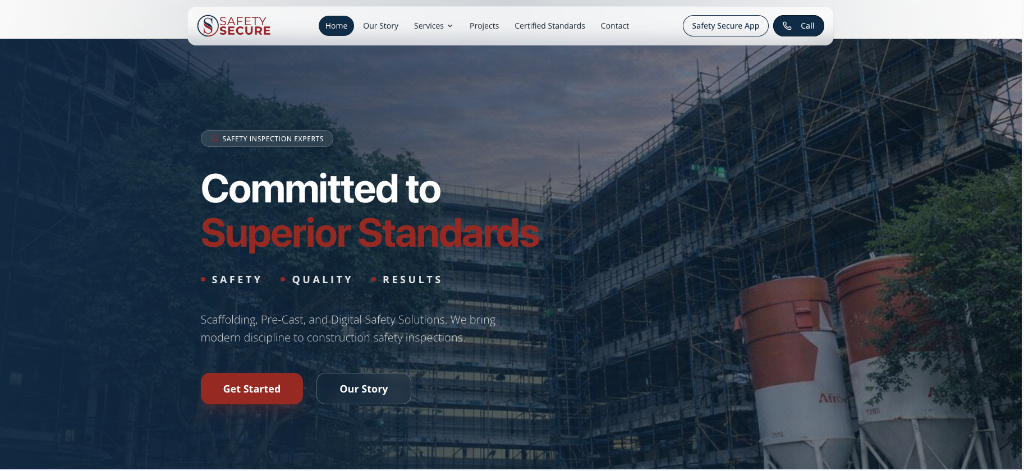 Yessweb client website example