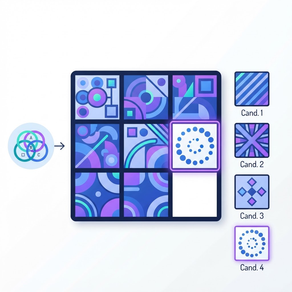 Illustrazione originale per Logic Puzzle Online