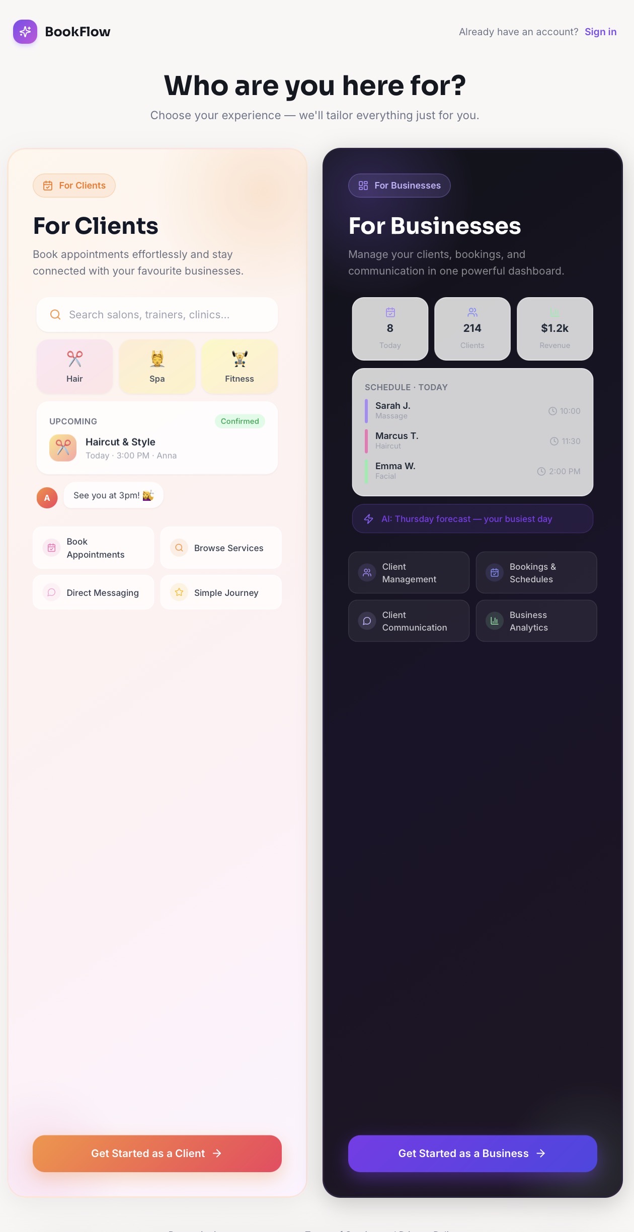 Flow Management platform template preview