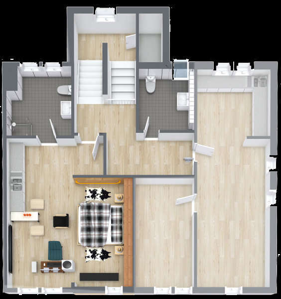 Wellness-Grundriss