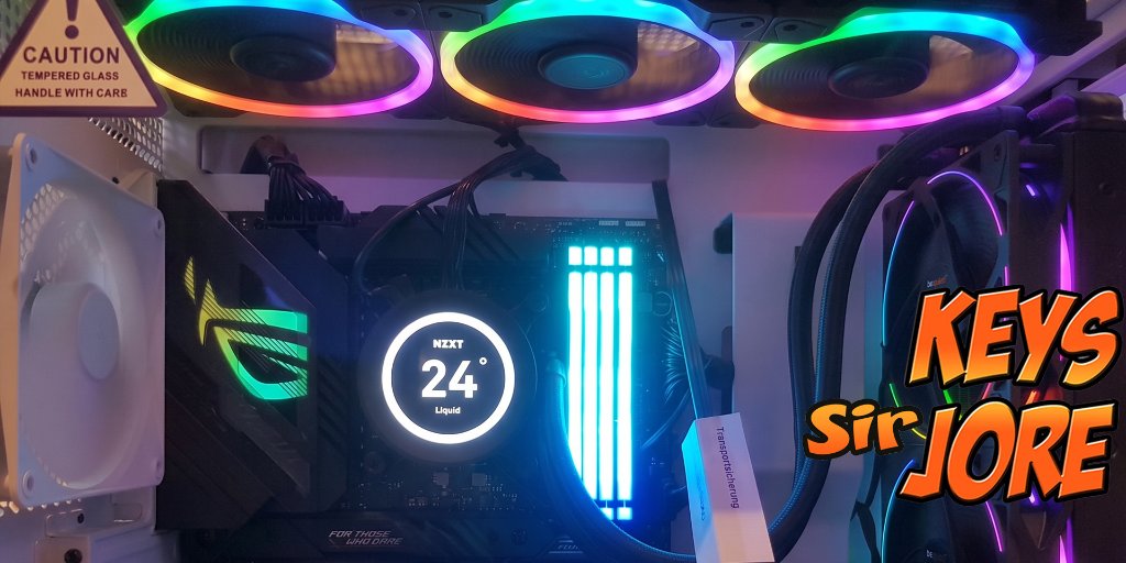 KeysJore – High-End-PC mit RGB-Beleuchtung und NZXT-Kühler