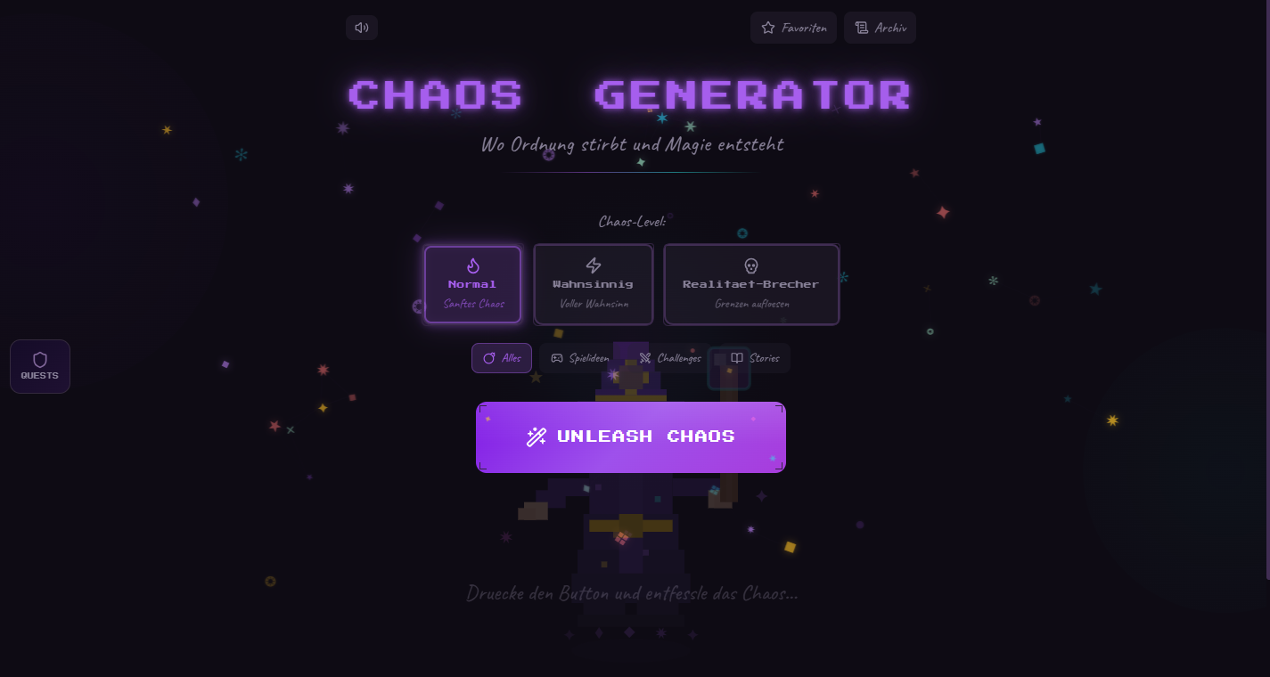 Chaos Generator template preview