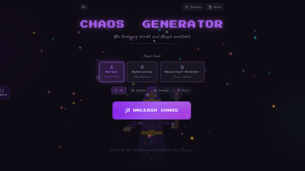 Chaos Generator template preview